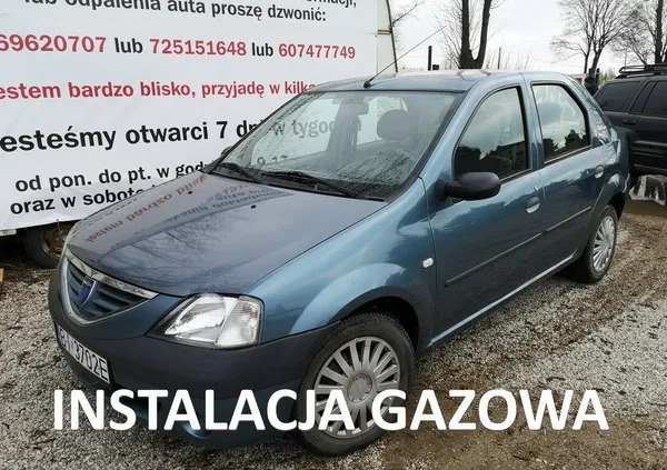 małopolskie Dacia Logan cena 4199 przebieg: 213456, rok produkcji 2007 z Zielonka